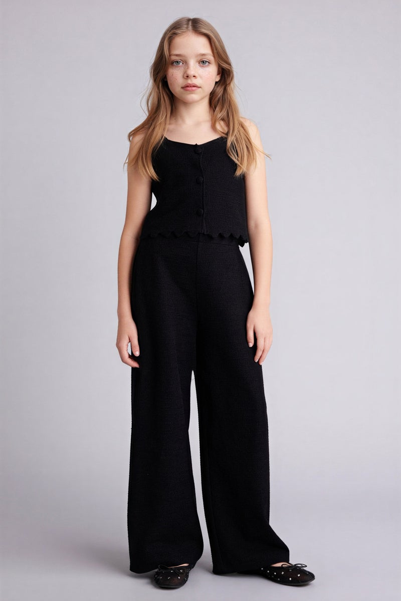 ديفاكتو طقم بناتي قصة عادية - قطعتين - Image 2